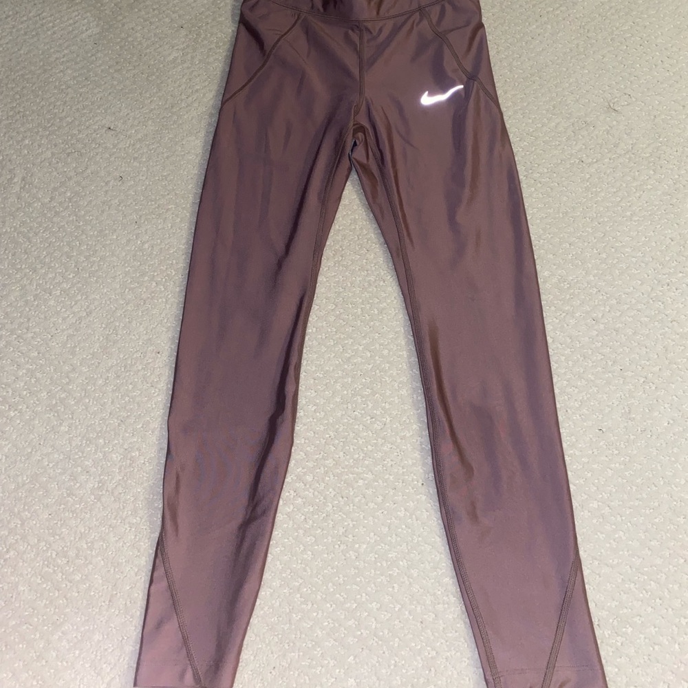 Nike dry fit Rose- Gold Leggings (worn once)